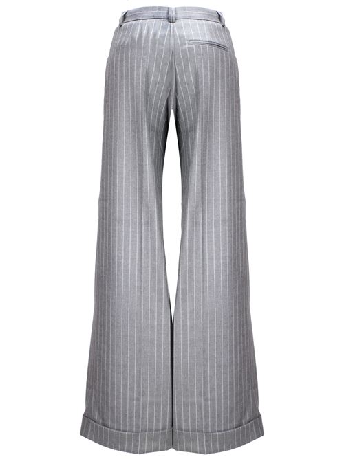 Pantaloni maxi Nathalie The Andamane | T160407CTNP227GREY/WHITE